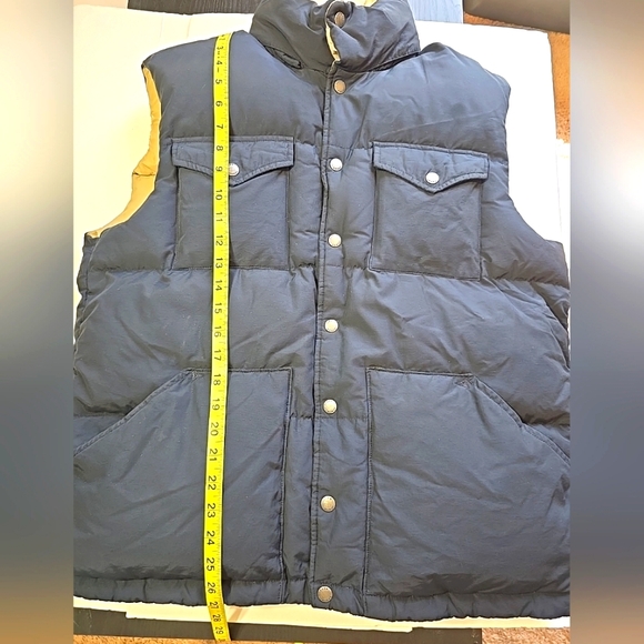 J Crew Expedition Down Filled Mens Size Large Boulder Vest - Picture 5 of 10
